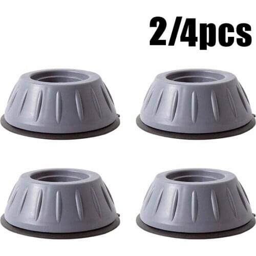 4pcs/set Noise-reducing Washing Machine Feet Anti-slip Mats Refrigerator Anti-vibration Pad Bathroom Kitchen Mat