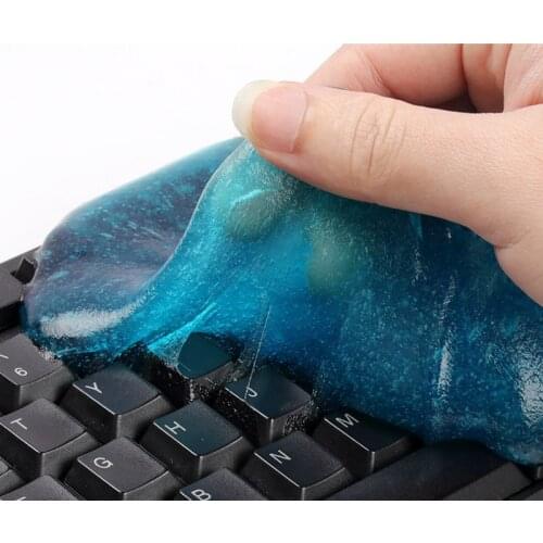 Super Auto Car Cleaning Pad Glue Powder Cleaner Magic Cleaner Dust Remover Gel Home Computer Keyboard Clean Tool