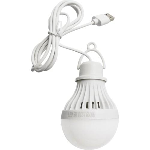 LED Lantern Portable Camping Lamp Mini Bulb 5V LED USB Power Book Light LED Reading Student Study Table Lamp Super Birght