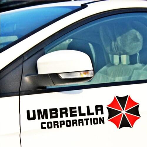 Volkrays Umbrella Corporation Reflective Car Sticker & Decal Accessories for Toyota Ford Volkswagen Golf Honda Peugeot Renault