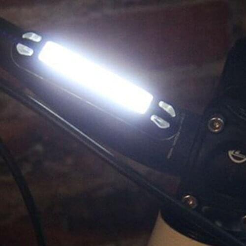 USB Rechargeable LED Bicycle Safety Warning Lamp Bike MTB Front Rear Tail Light #266046