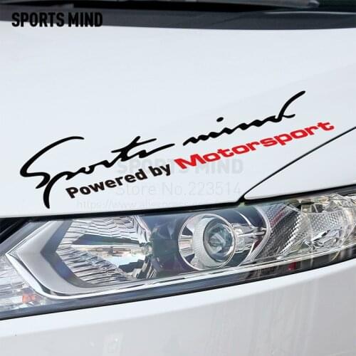 10 Pieces Sports Mind MOTORSPORT Car Sticker decal car styling For bmw honda audi mercedes VW toyota ford exterior accessories