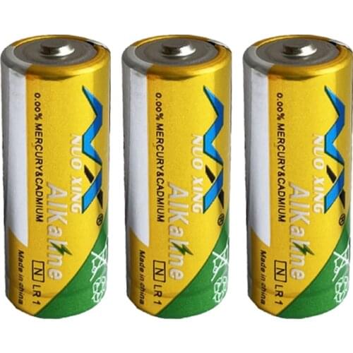 3Pcs 1.5V N Size Alkaline duty Battery Primary and Dry Batteries LR1 AM5 E90 AM5 MN9100 for Toys Speaker Remote Control etc