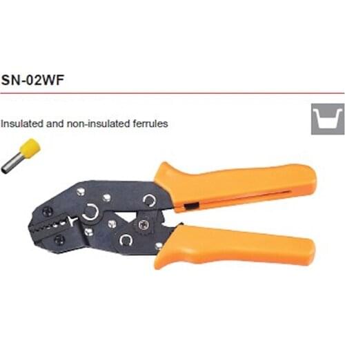 3PCS SN-02WF 26-13 AWG Ratcheting Wire Crimping Plier Tools for Insulated Terminals and Butt Connectors Crimper