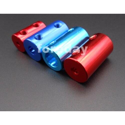 50PCS X Aluminum Flexible Shaft Coupling Rigid Coupler Motor Connector Dark Water Blue 2MM 3MM 4MM 5MM 6MM 7MM 8MM *FD519-556