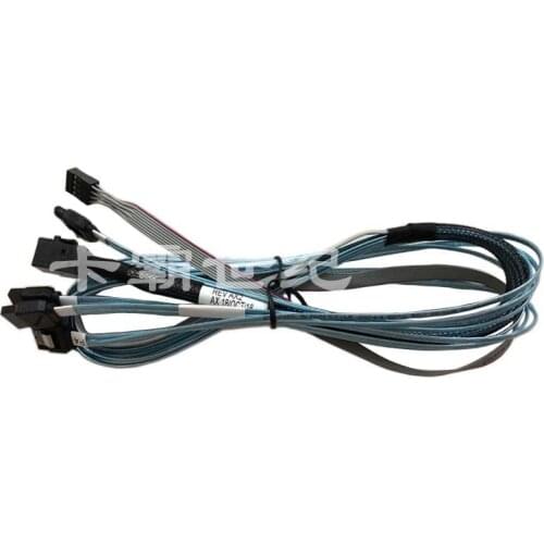 Amphenol SFF-8643 to 4 SATA cable 12Gb / s LSI 9300/9311/9341/9361
