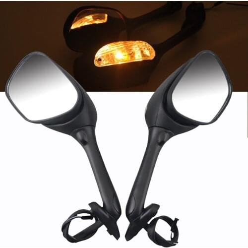Motorcycle accessories mirror turn signal rear view mirror side view signal light fairing Fit for Suzuki GSXR600/750 2006-2013