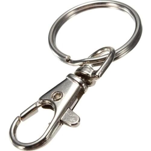 1/2/5/10/20pcs Keyring Keychain Lobster Clasp Key Hook Keyfob Jewelry Women Men DIY Key Chains Accessories Keyring Keychain