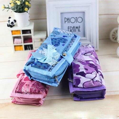 Kawaii Bow-Knot Girl Large Capacity Pencil Case Multifunction School Pen Bag Case Cute Stationery School Supplies