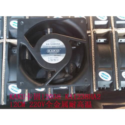 NEW FOR KAKU KA1238HA2 12038 12CM 220V metal Tolerate high temperatures metal waterproof cooling fan