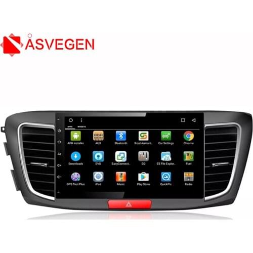 Asvegen 10'' Android 8.1 Quad Core High Resolution Touch Screen GPS Navigation Multimedia System For Honda Accord 9 2013-2015