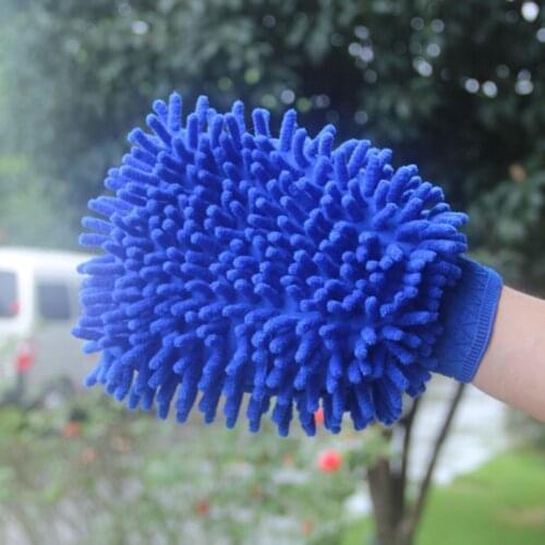 Car Wash Gloves Cleaning Sponge Towel Ultrafine Fiber for Hyundai IX35 IX45 Sonata Verna Solaris Elantra Tucson Mistra IX25 I30