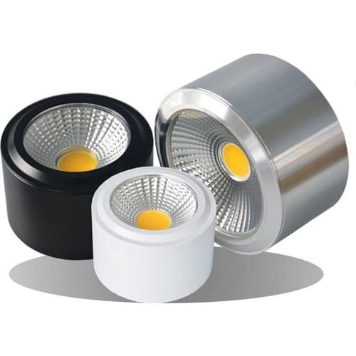 Surface Mounted LED Downlights 5W 7W 9W 12W Surface Mounted LED Downlight 110V 220V spot light Warm /Pure/ cool White