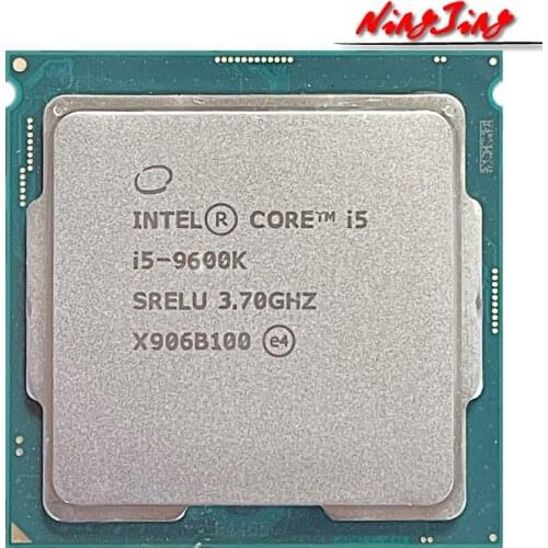 Intel Core i5-9600K i5 9600K 3.7 GHz Six-Core Six-Thread CPU Processor 9M 95W LGA 1151