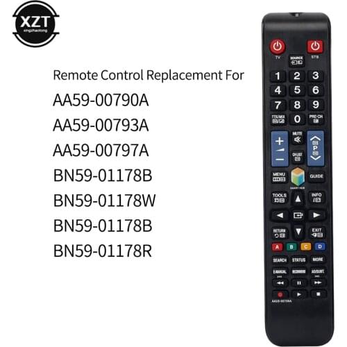 TV Remote Control For Samsung LCD LED Smart TV AA59-00790A AA59-00797A AA59-00793A BN59-01178B/W/R Universal Remote Replacement