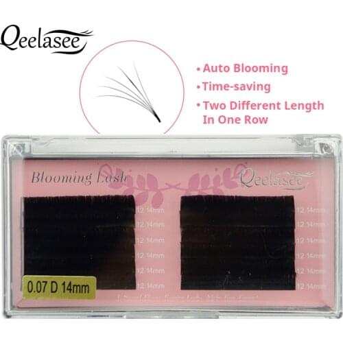 One Tray 0.05/0.07 Blooming Lash Automatic Fanning Lash faux mink Volume eyelash extensions Easy Fan