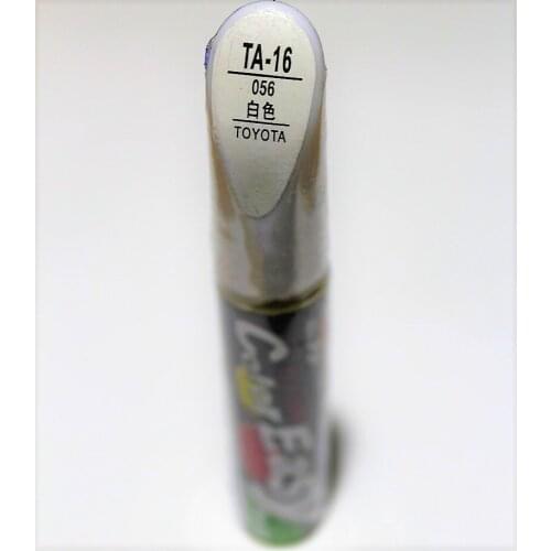 Car scratch repair pen, auto paint pen white color for Toyota Vios Corolla Reiz vois highlander Crown RAV4 Camry Yaris