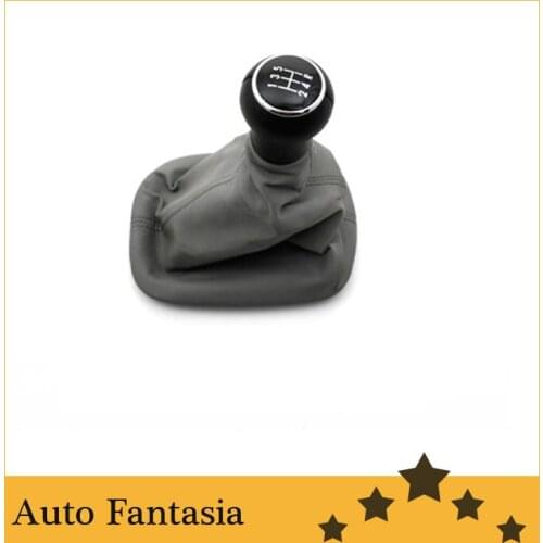 Gear knob & shift boot (grey) - for Volkswagen b5 / b5.5