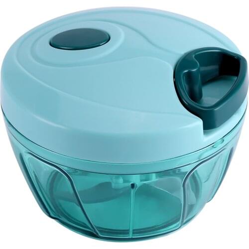 Manual Kitchen Food Processor Chopper Hand-Powered Onion Garlic Ginger Pepper Cut Masher