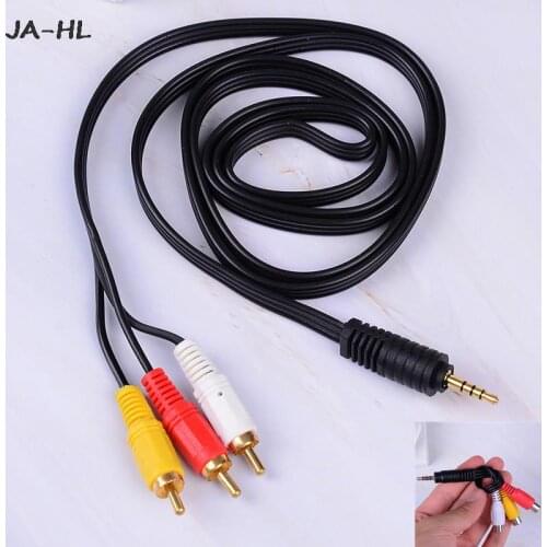 3.5mm Jack Plug To 3 RCA Plugs Male To Male/ Male To 3rca Female Audio Video AV Adapter Cable
