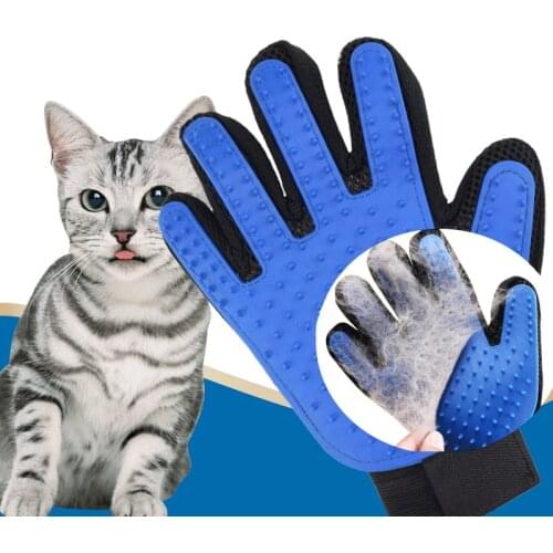 Silicone Pet Grooming Glove For Cats hair Brush Comb Cleaning Deshedding Pets Products for Cat Dog Removal Hairbrush For Animals