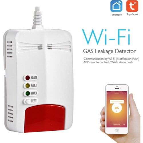 Smart Home WIFI Gas Detector Gas Alarm APP Notification Network WIFI Detector Intelligent Home Contr L1