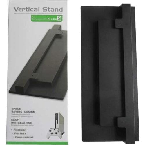 Vertical Stand Non-slip Feet Mount Dock Protect Bracket Vents Cradle Secure Holder Base Space Saving for XboxOne S Game Console