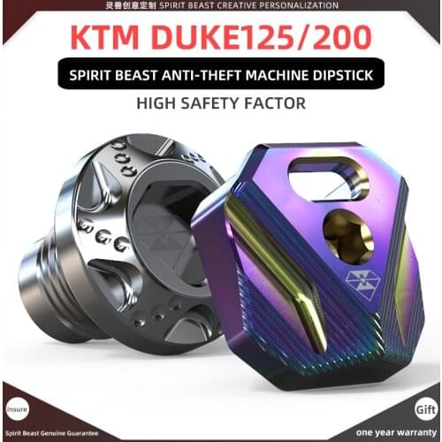 For KTM 390 anti-theft oil dipstick screw modification accessories motorcycle DUKE 125 / 200 Oil screw cover rc390 Oil stopper