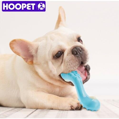 HOOPET Durable Dog Bone Shape Chew Toy Dog Teech Brush Pet Toy Dog Teeth Care