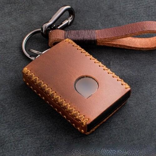 1 Pcs Genuine Leather Smart Car Key Case Cover Bag For VOLVO S90 V90 XC90 XC60 XC40 Key Case Cover For Car Auto Accessories