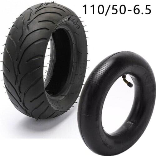 110/50-6.5 inch Rear Tire& Inner Tube Bent Valve Kit For 38cc 47cc 49cc Mini Pocket Bike Dirt Pit Bikes E Scooter Mini Moto