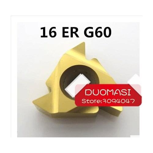 16 ER G 60,Indexable Tungsten Carbide Threading Lathe Inserts for Threaded Lathe Holder,thread turning tool holders