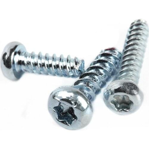30pcs M4 Torx round head screws T&TX pan electronic screw self-tapping hirao bolts carbon steel bolt galvanized 8mm-20mmlong