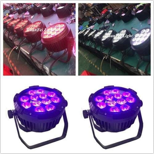 48pcs/lot Super bright china par led 12x18w 6in1 led par 64 led stage light IP 65 led par rgbwa uv