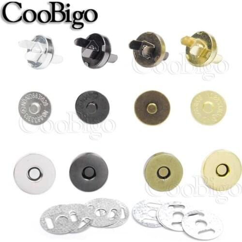 5 sets Magnetic Snap Buttons Fasteners Clasps Magnet buckle for DIY Wallet Handbag Sewing Craft Leather Coat Accessories