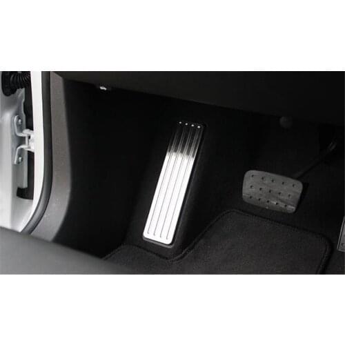 Auto Car Stainless Steel Left Foot Rest Pedal Protective Cover Sticker Trim Styling Fit For Cadillac XT5 2016 2017 Car-covers