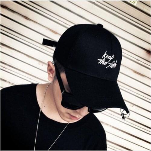 K Pop unisex Ring baseball cap hats men women snapback caps flat letter KEEP hip hop boys girls female male casquette gorras