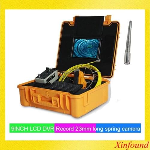 Long spring Sewer drain pipe sewer camera zoom in 10levels snake camera 2021 latest hot sale max 256G Image capture DVR record