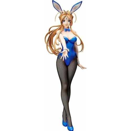 Classic Japan Comic Anime Statue Oh My Goddess Belldandy Bunny Version Freeing 1/4 Huge Sexy Figure Model Toys Huge 44CM Gift