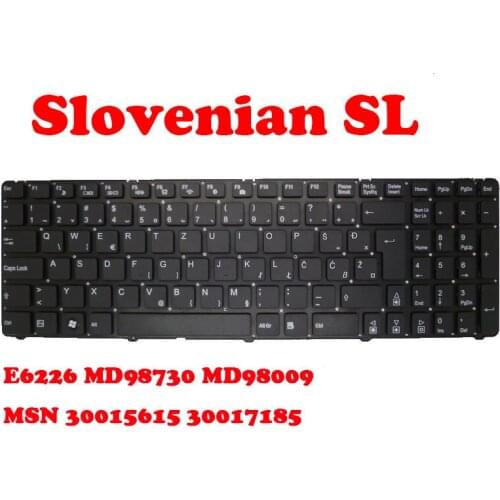 Laptop Keyboard For MEDION AKOYA E6226 MD98730 MD98009 MSN30015615 30017185 Belgium BE/Slovenian SL/Swiss SW/German GR