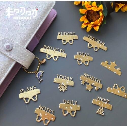 Planner Lable Tag Bookmark Metal Cutting Dies Midodo Scrapbooking Album Handmade Card DIY Papercraft Stencil Art Cutter