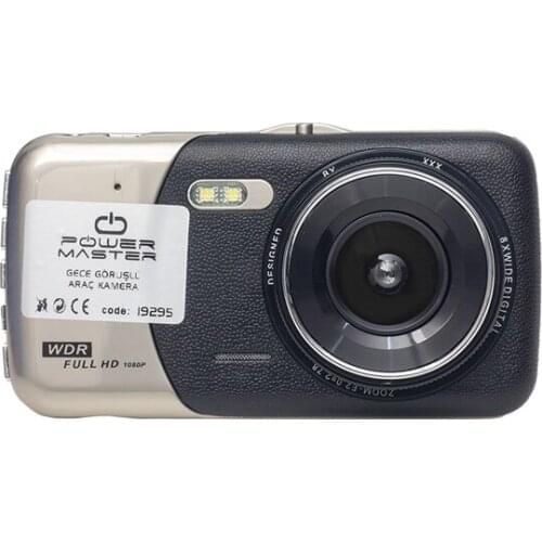 POWERMASTER PM-19295 5 MP 4 SCREENED MİKROFONLU NIGHT VISION CAR CAMERA (32 GB SUPPORTED)