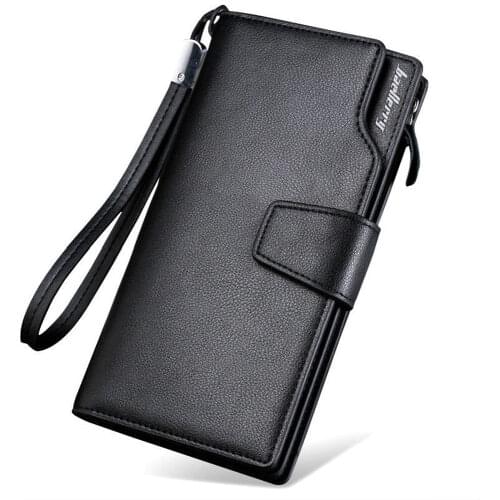 Luxury Long Wallet Clutch Bag PU Leather Credit Card Holder Men Purses Carteira Masculina Carteras Billetera Hombre Portfe Carte