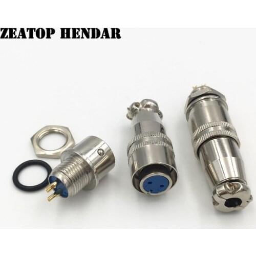 50Sets XS8 XS9 XS10 Aviation Plug 8 9 10 mm 2 3 4 5 Pin Push-pull Circular Quick Air Socket 3A 250V Male and Female Connector