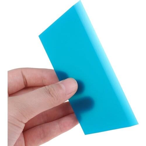 Window Squeegee Rubber Strip Blade Cleaner Car Tinting Glass Clean Water Wiper Ice Scraper Carbon Fiber Wrap Tool