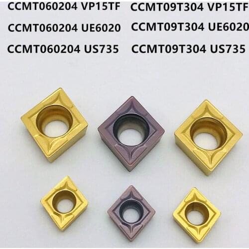 High-quality carbide turning tool CCMT09T304 VP15TF UE6020 US735 CNC machine tool milling cutter CCMT060204 lathe cutting tool