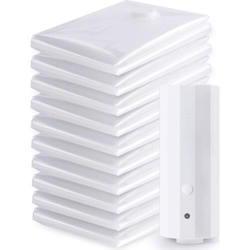 Vacuum Sealer for Clothes Household Vacuum Bags Mini Automatic Vacuum Sealer Machine with 7Pcs Recycle Bags Vacuum Sealer Saver