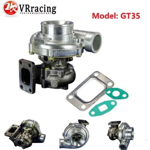VR - GT35 Turbo charger A/R:.70 cold,.63 hot,t3 flange Turbocharger Horsepower rating: 300-500hp VR-TURBO44
