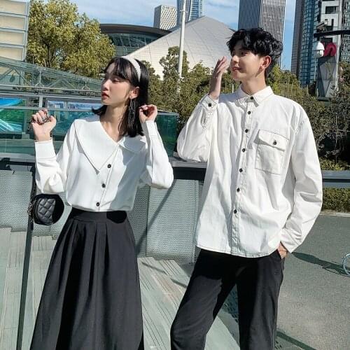 【6921#】You and I dress matching dress spring 2021 preppy style couples clothes couples clothing