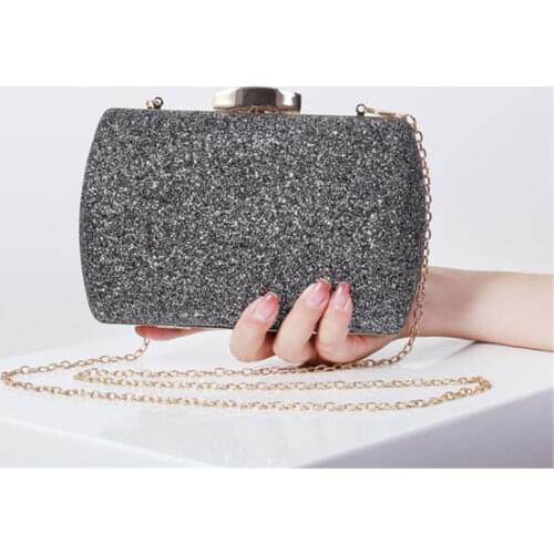 Bling evening clutch bags single side sequins bags for women 2020 fashion crossbody bags for women wallets shoulder bag LXG 13